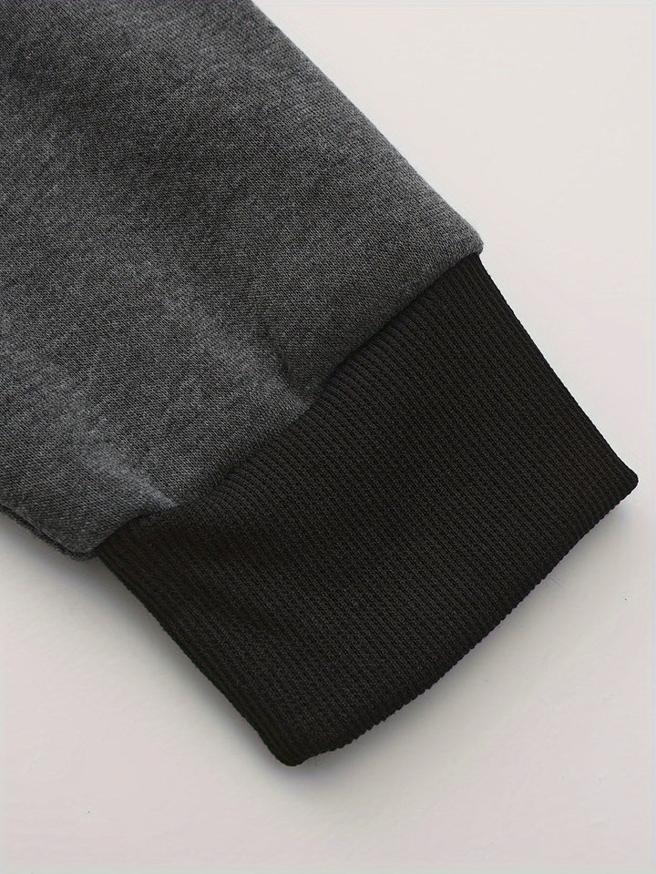 Cedric | Color Block Zip-Up Hoodie