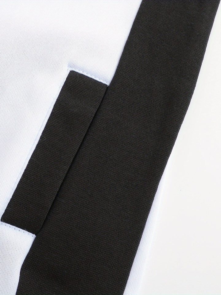 Bryce | Color Block Zip-Up Hooded Jacket