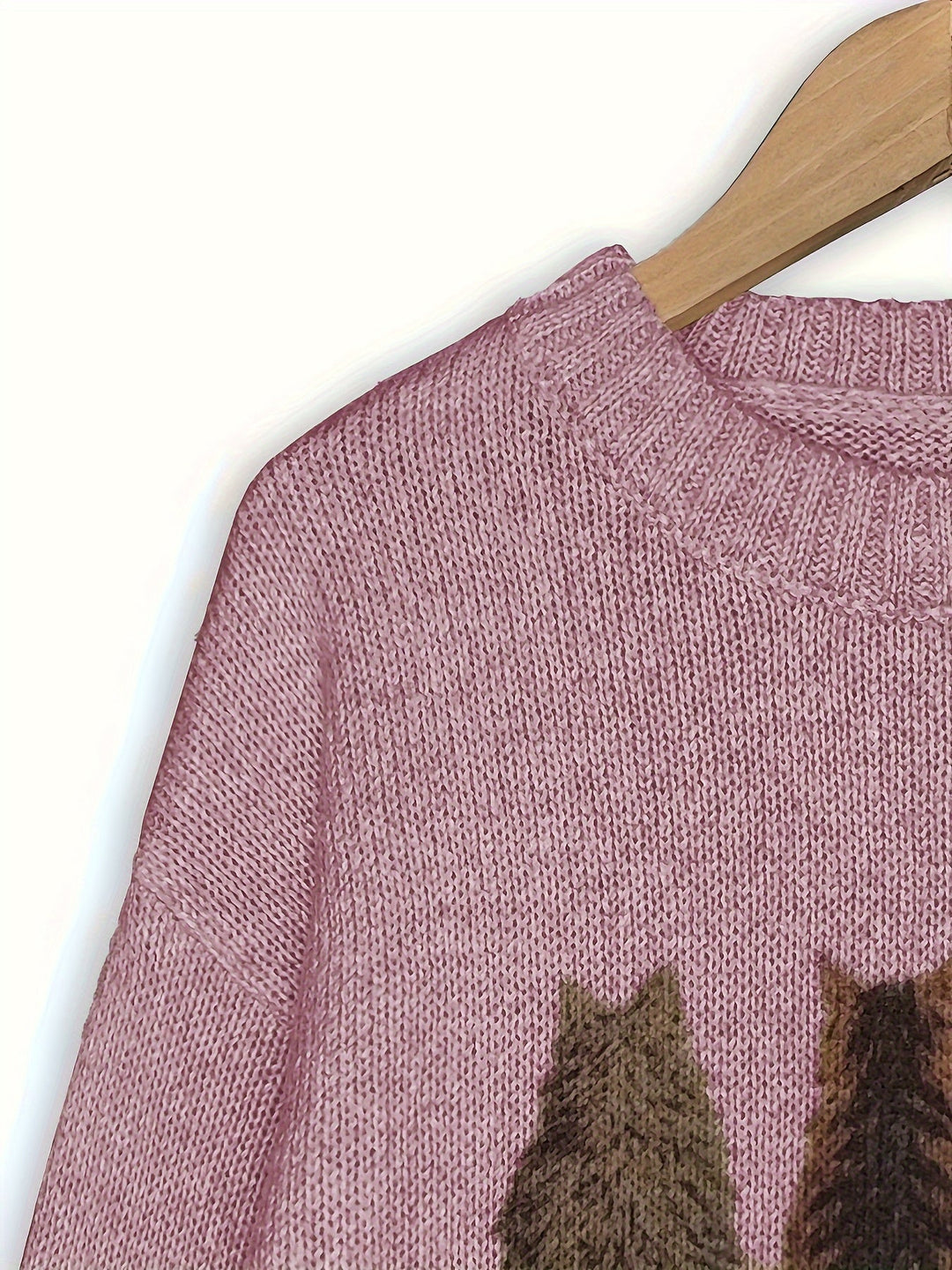 Tamara | Cozy Cat-Print Sweater