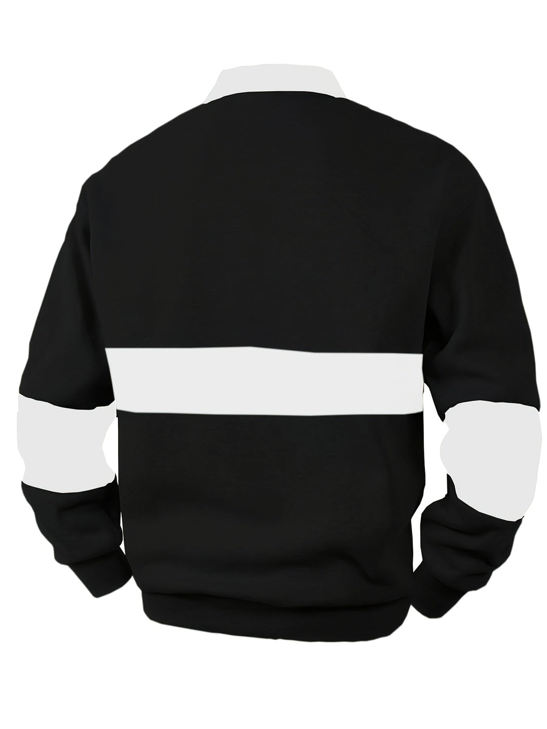Grayson | Colour-Block Long Sleeve Polo Shirt