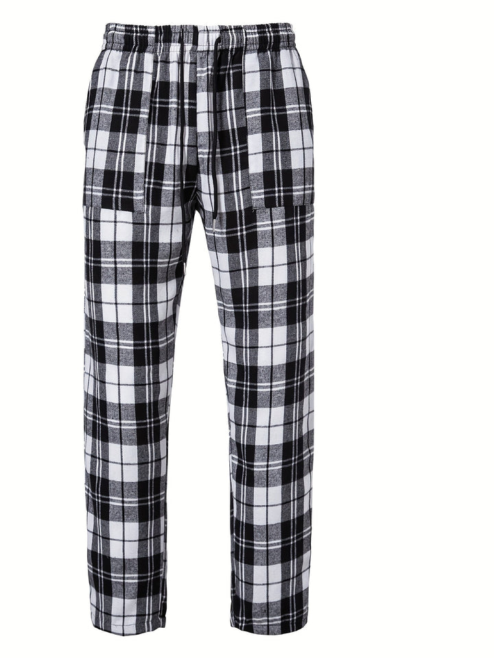 Damon | Relaxed Plaid Lounge Pants
