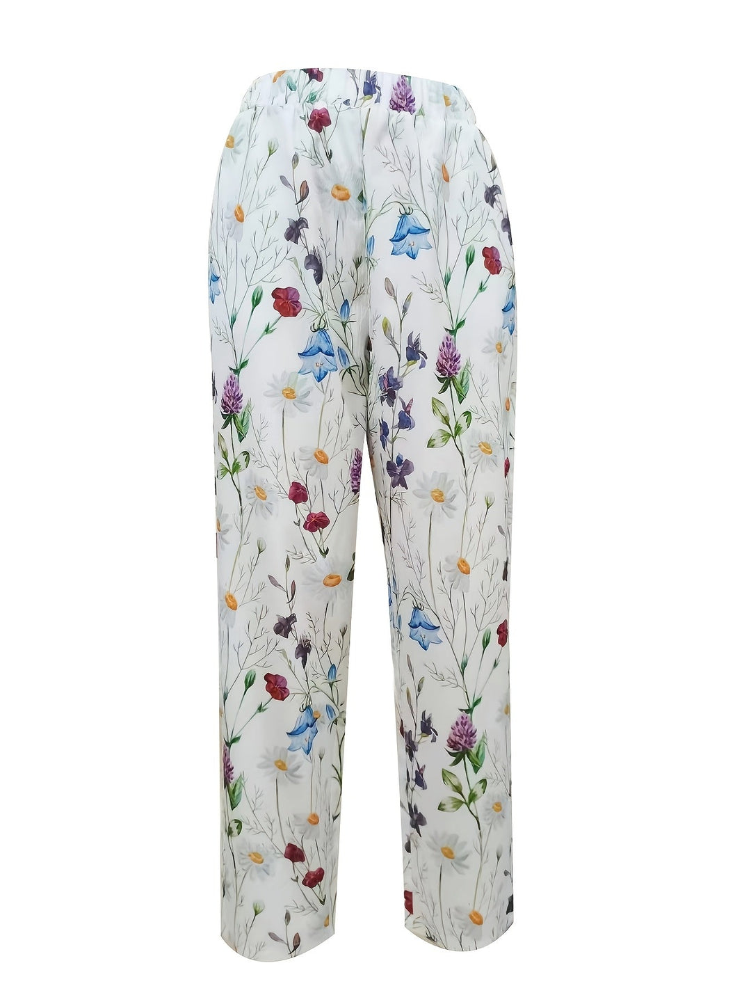 Cecilia | Wildflower Print Tapered Pants