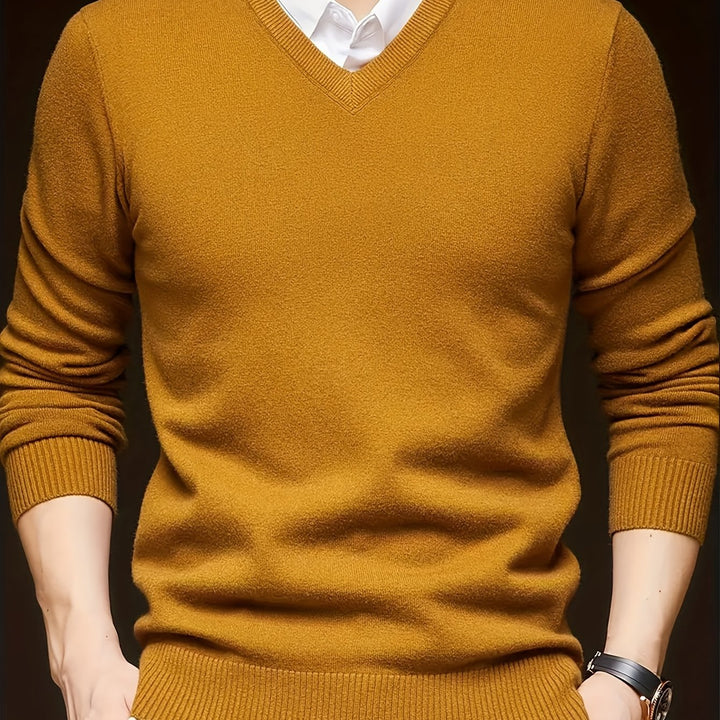Hugh | Refined V-Neck Sweater