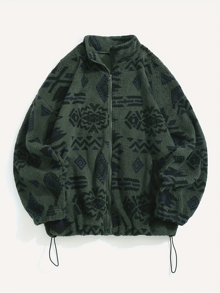 Carmen | Patterned Zip-Up Jacket
