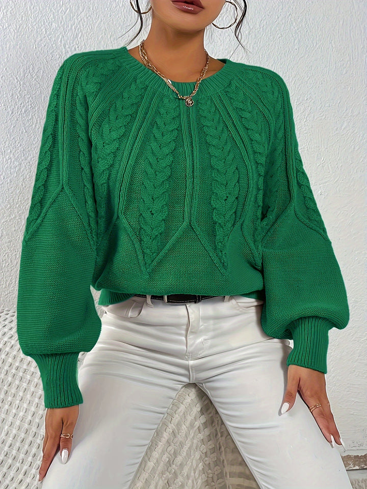 Eleanor | Relaxed Cable-Knit Sweater