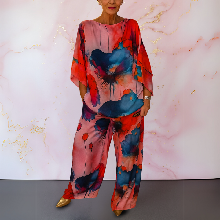 Harlow | Stylish Satin Two-Piece Set