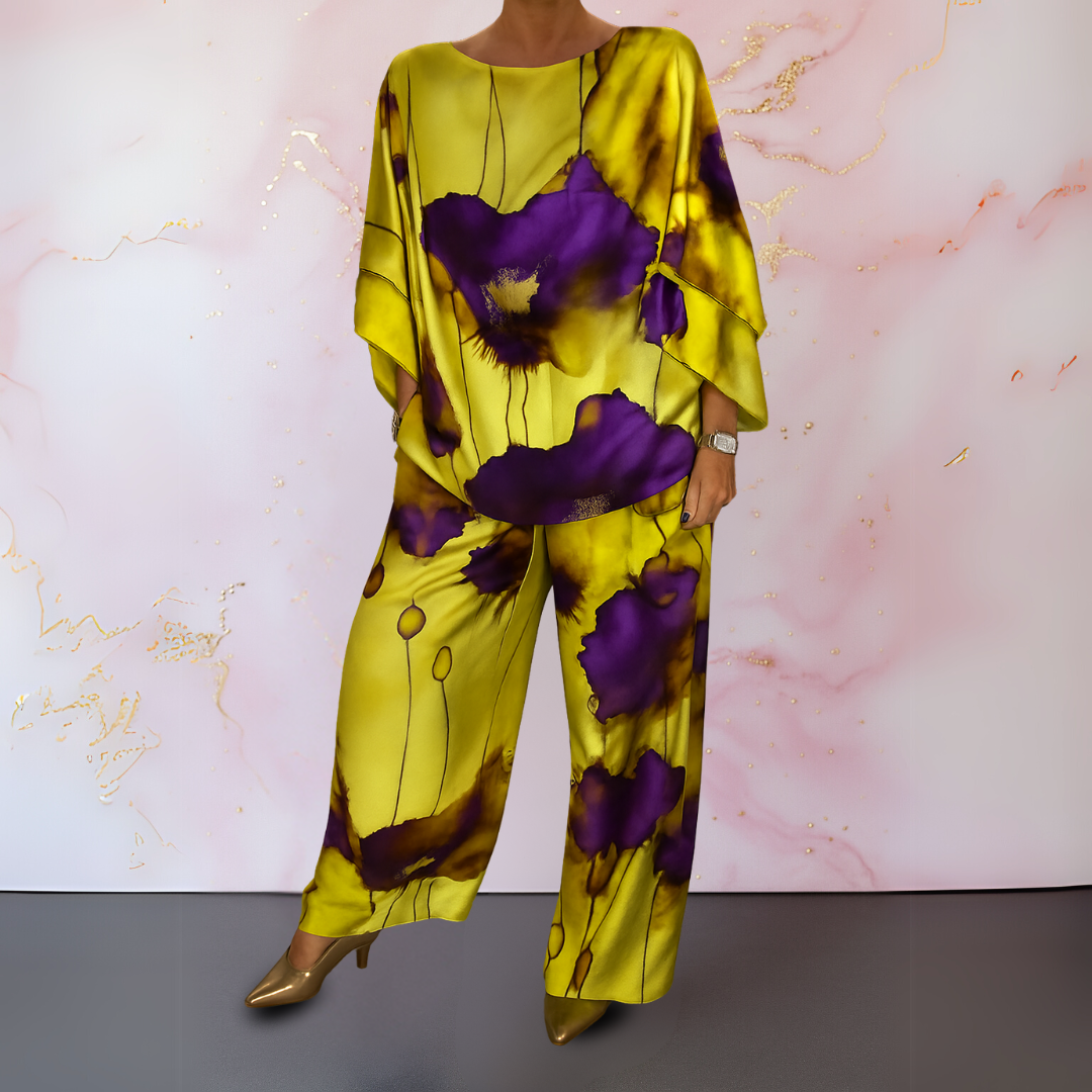 Harlow | Stylish Satin Two-Piece Set