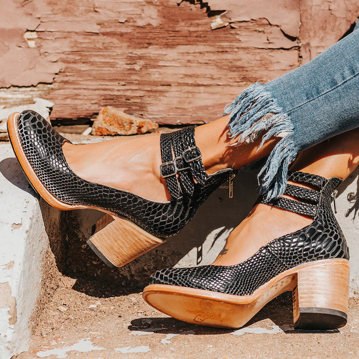 Margaret | Comfortable Classic Strap Heels