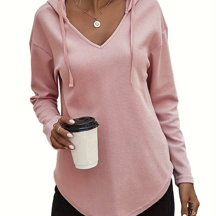 Kendra | Relaxed V-Neck Hoodie
