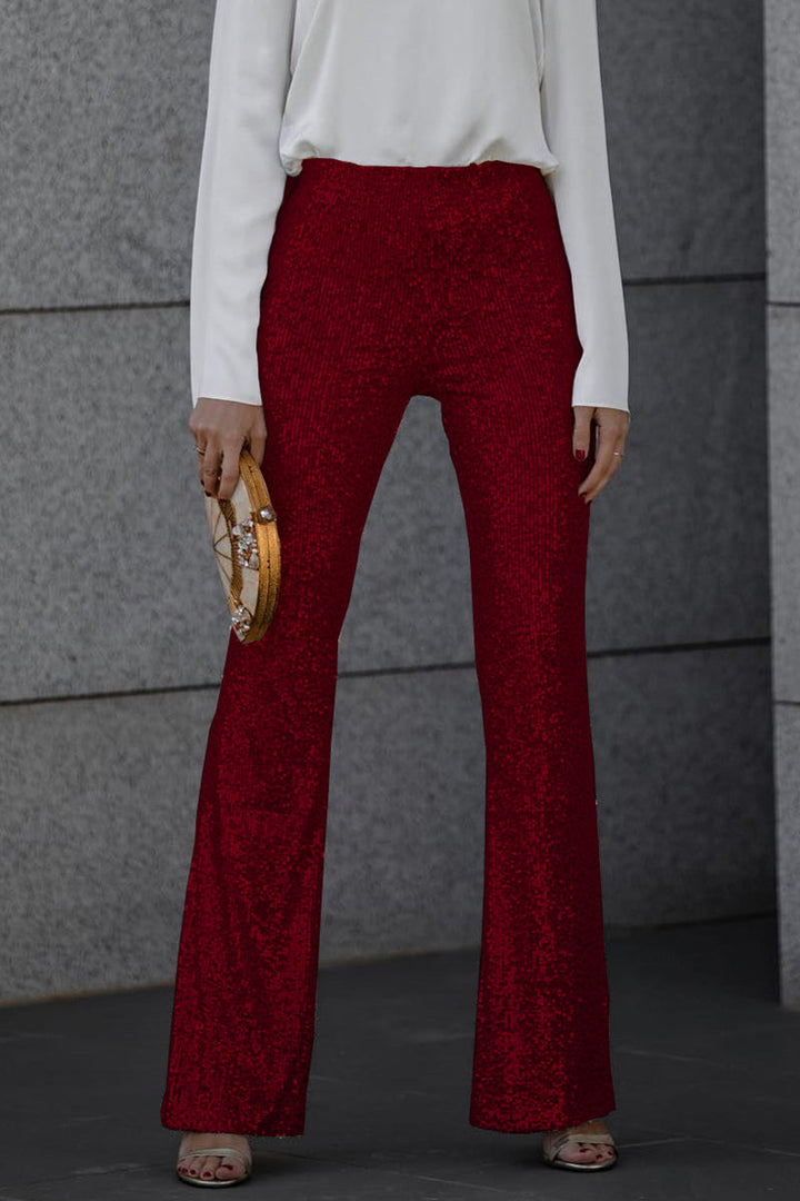 Camila | Shimmering Flared Pants