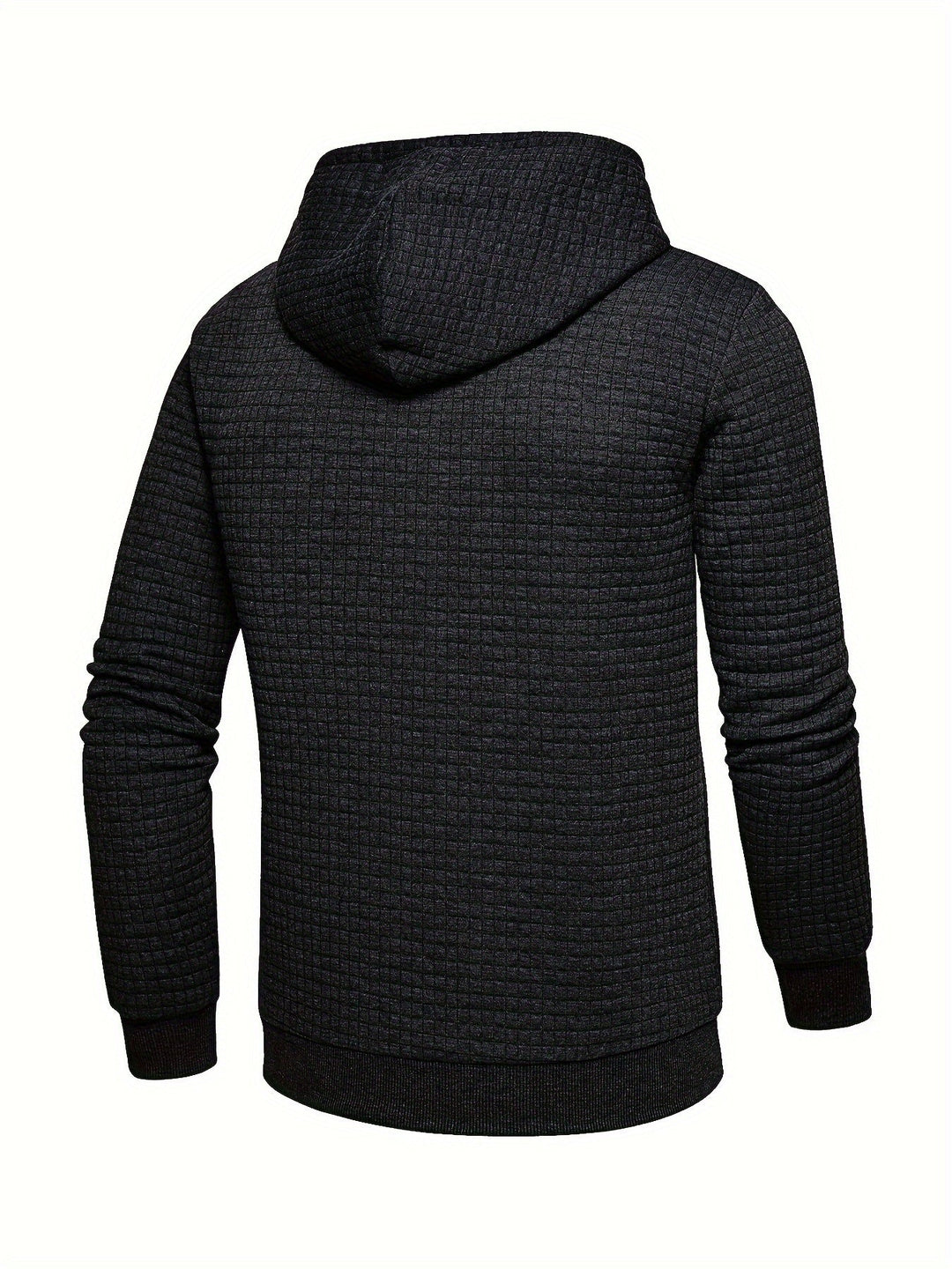 Garrison | Textured Hooded Pullover Hoodie