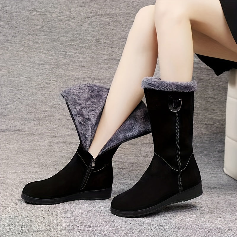 Estelle | Cozy Cuffed Winter Boots