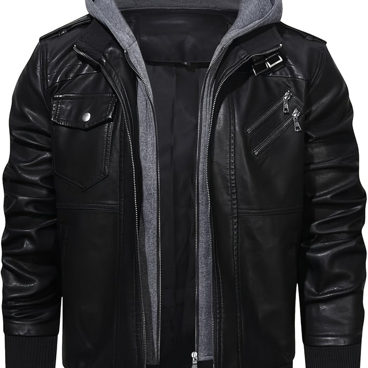 Winston | Hooded Moto Jacket