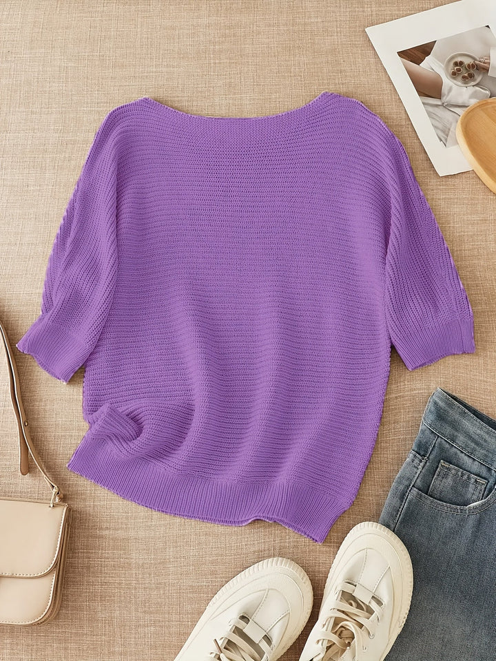 Lena | Relaxed Open-Knit Sweater