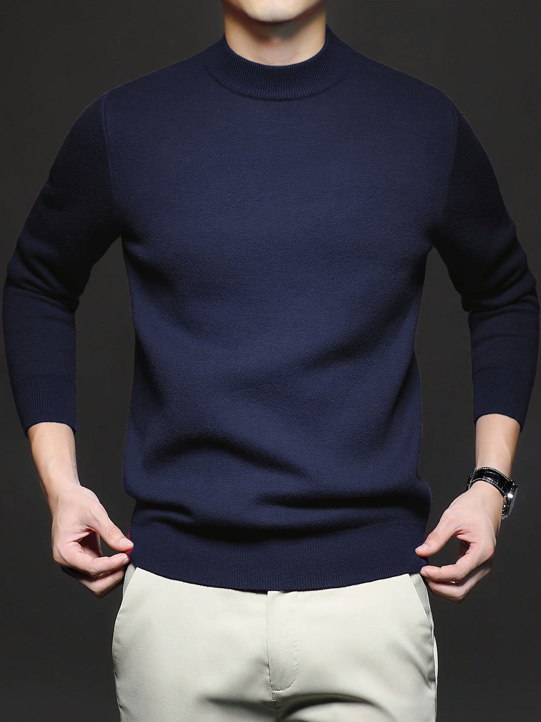 Everett | Refined High-Neck Sweater