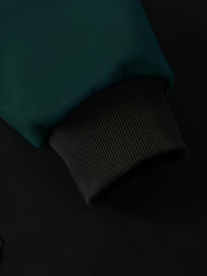 Cedric | Color Block Zip-Up Hoodie
