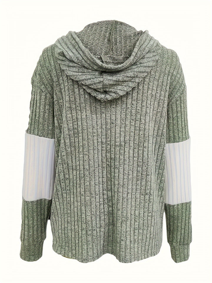 Shannon | Cozy Color-Block Zip-Up Hoodie