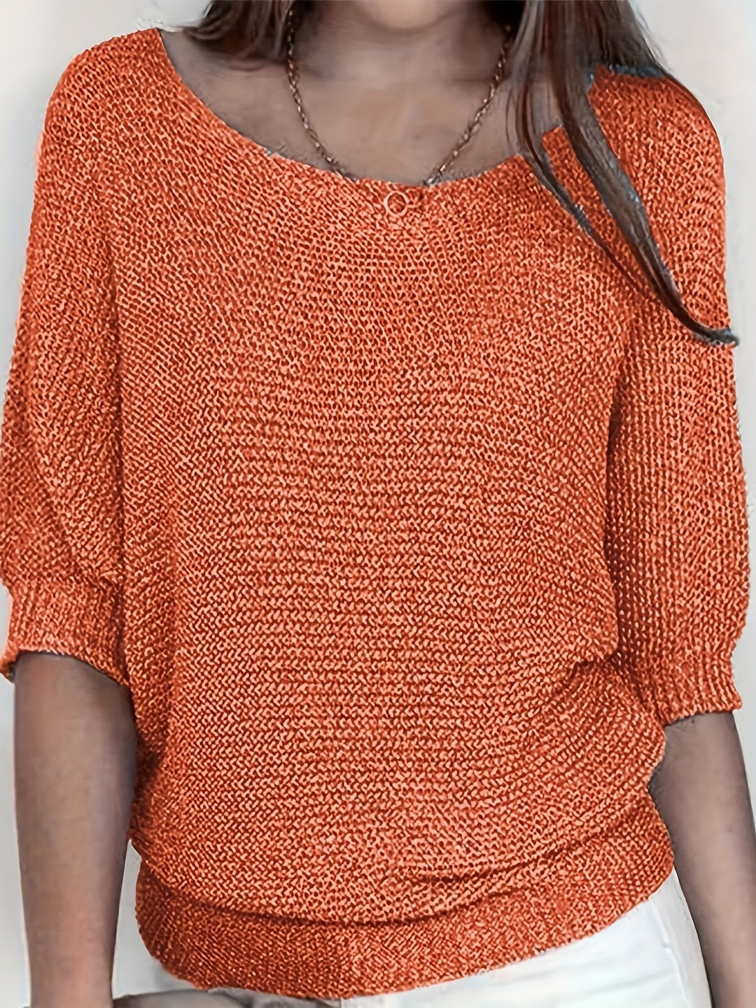 Lena | Relaxed Open-Knit Sweater
