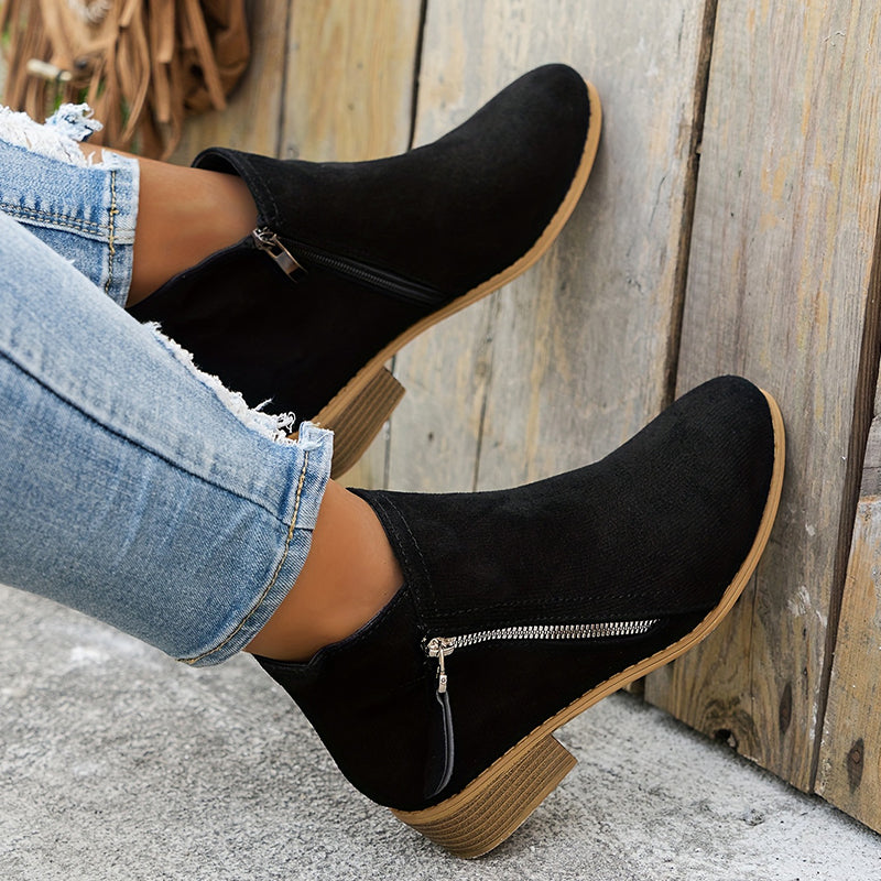 Joanna | Elegant Comfortable Zipper Shoes