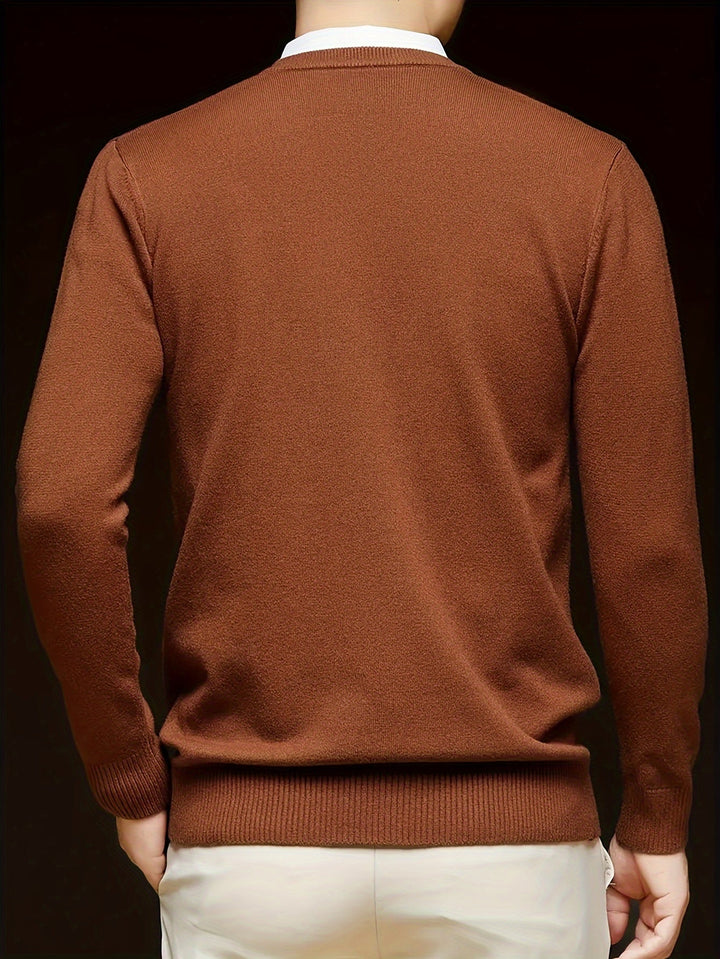 Hugh | Refined V-Neck Sweater