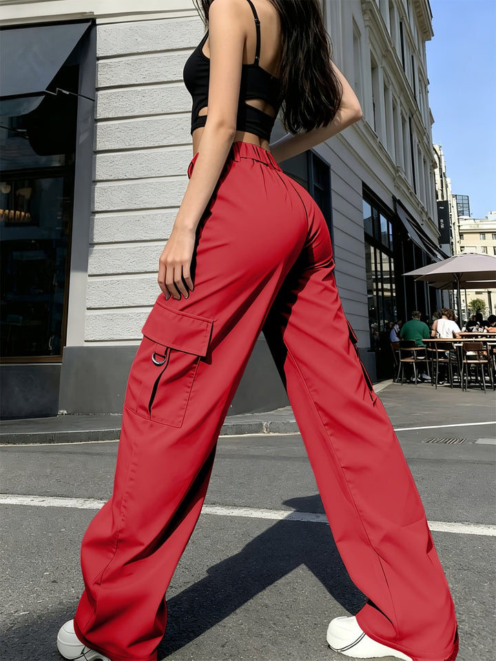 Bonnie | High-Waisted Wide-Leg Cargo Pants