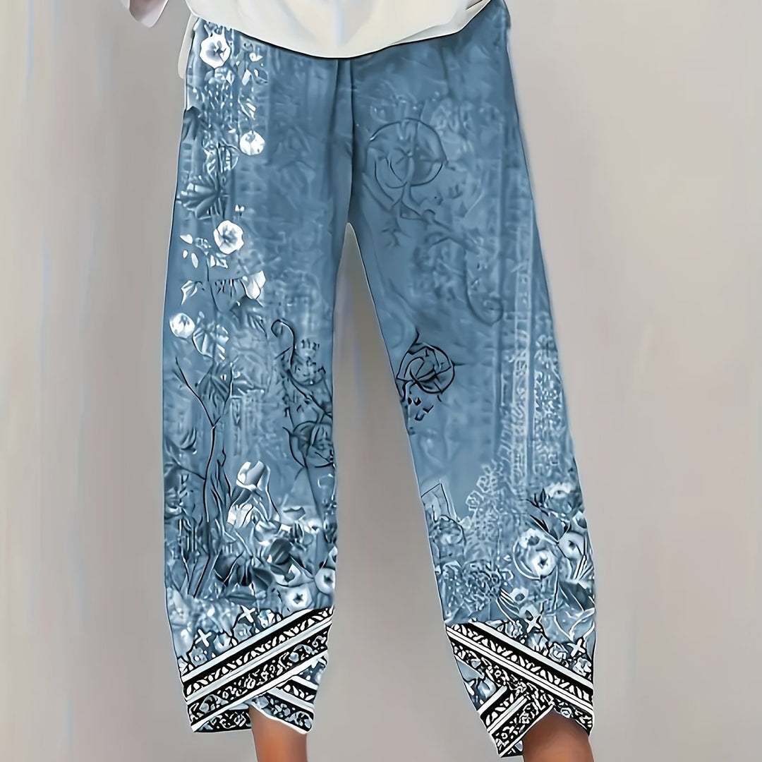 Meredith | Botanical Cropped Pants