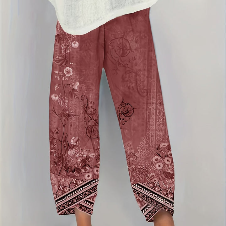 Meredith | Botanical Cropped Pants