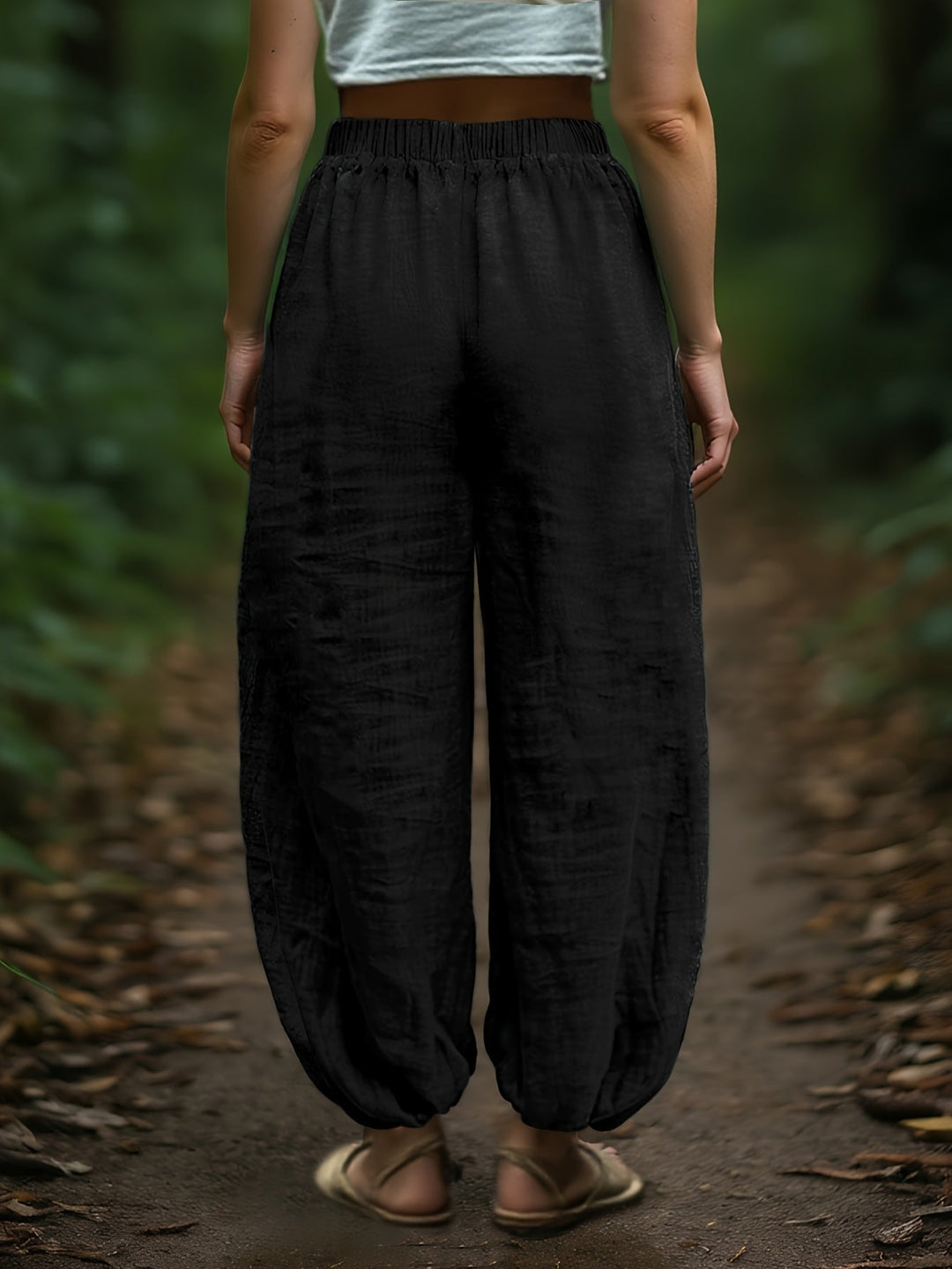 Marjorie | Relaxed Drawstring Lantern Pants