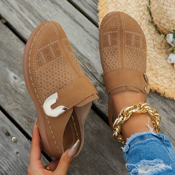 Annalise | Cushioned Wedge Clogs