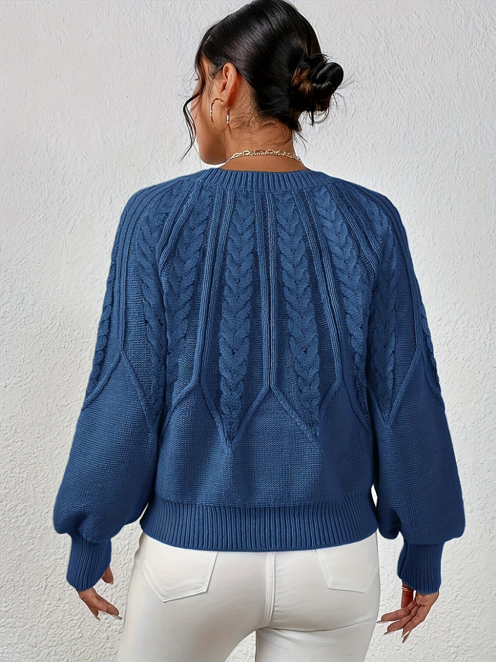 Eleanor | Relaxed Cable-Knit Sweater