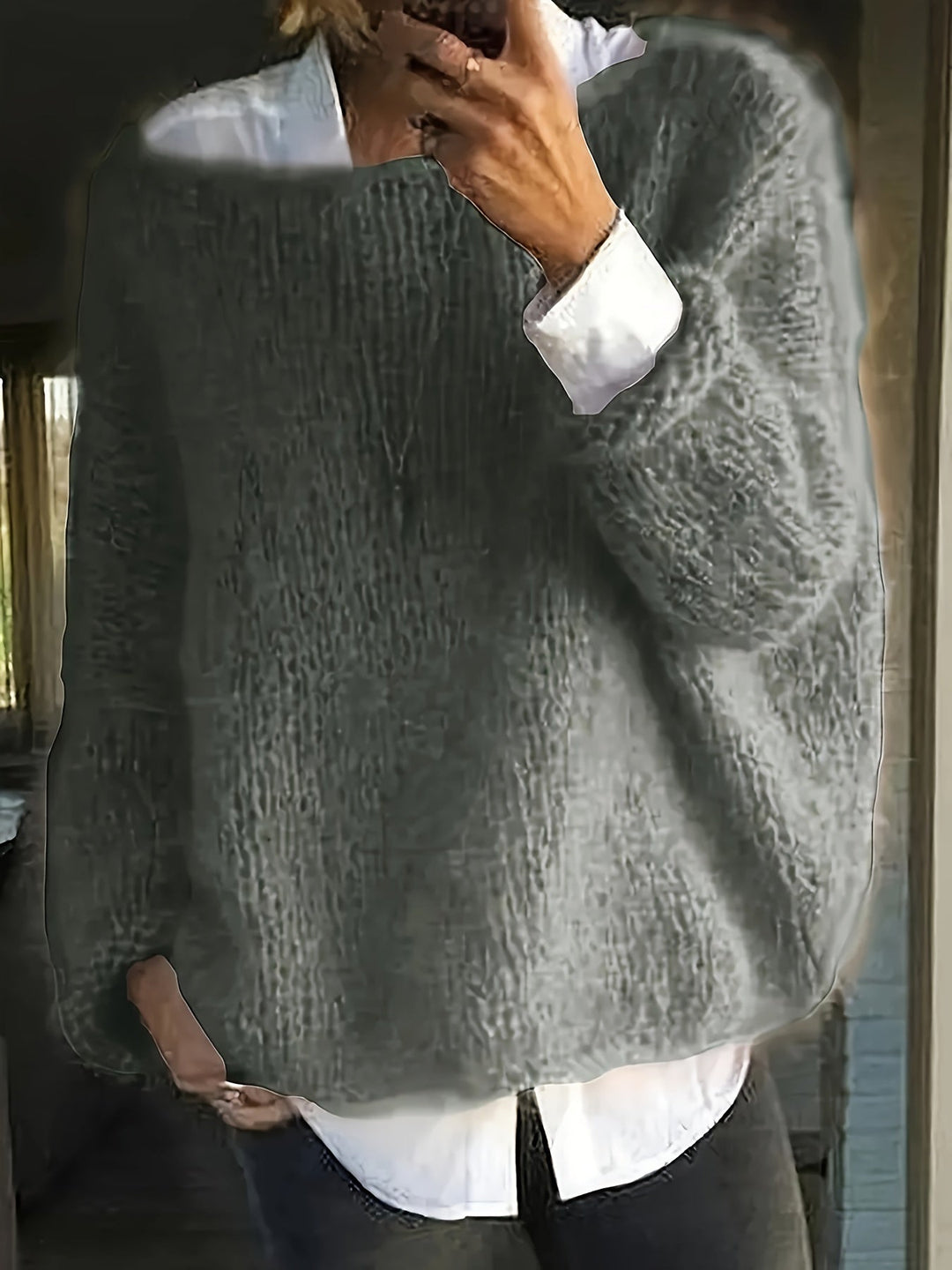 Noreen | Relaxed Crew Neck Sweater