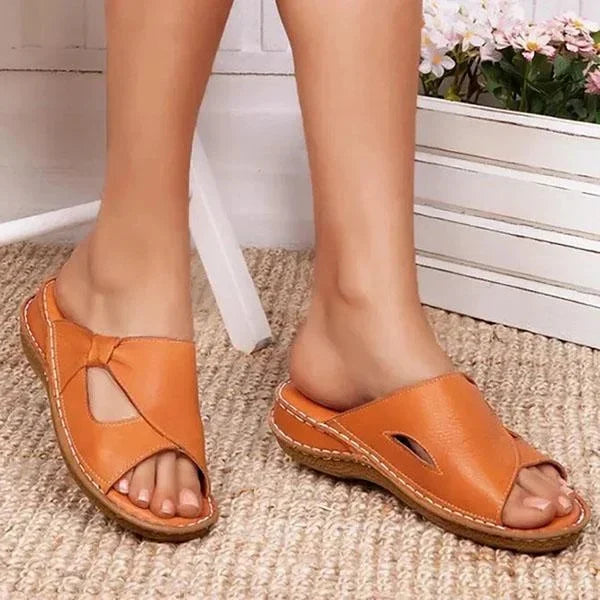 WOMEN CASUAL SUMMER COMFY SLIP ON SANDALS 2026