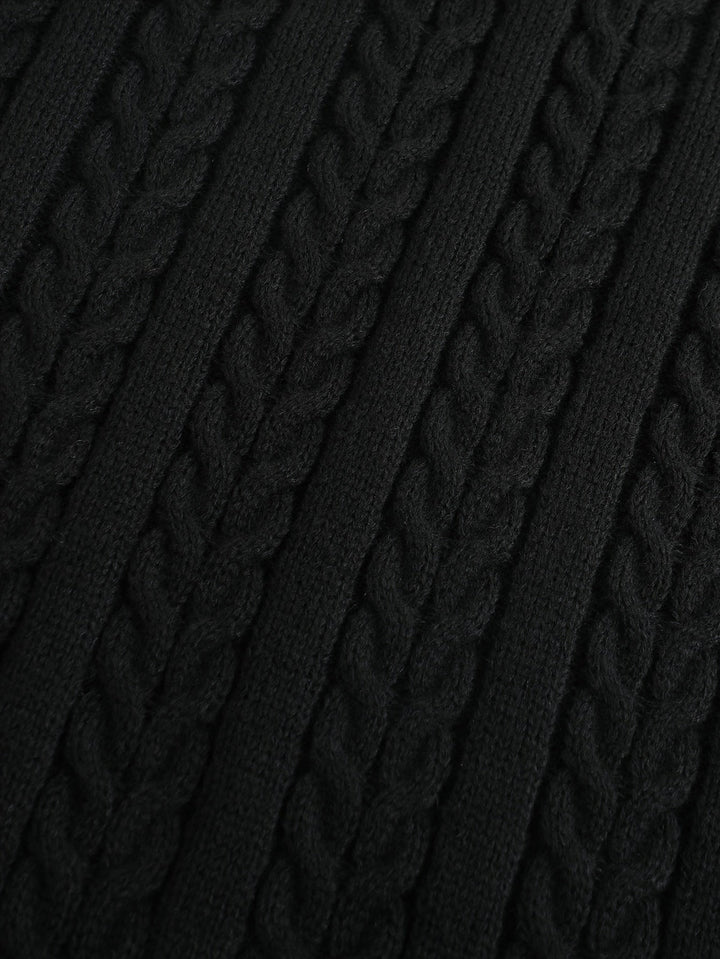 Gideon | Cable-Knit V-Neck Sweater Vest