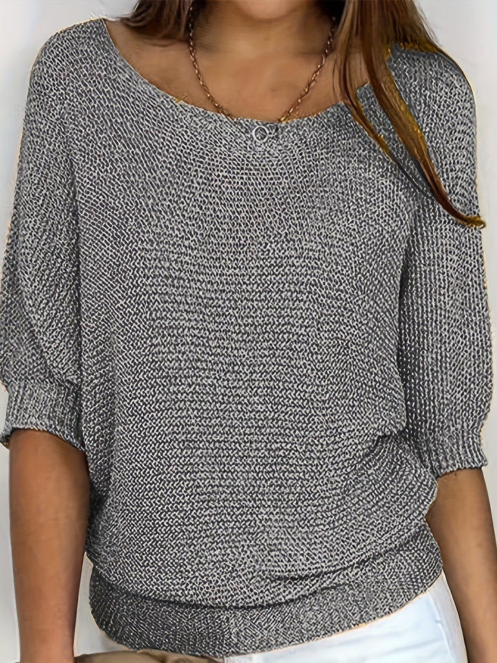 Lena | Relaxed Open-Knit Sweater