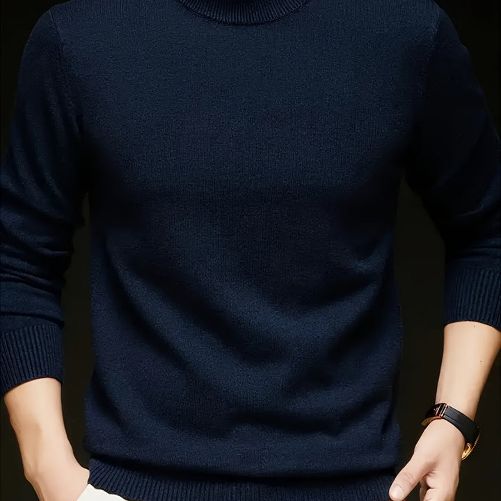 Jonah | Mock Neck Knit Sweater