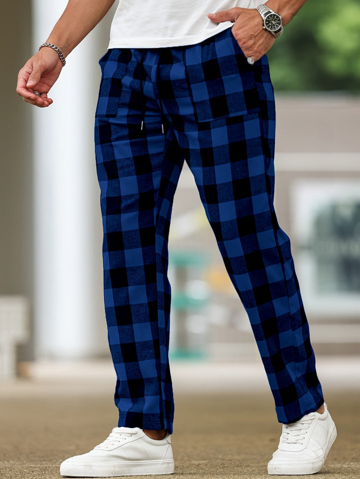 Damon | Relaxed Plaid Lounge Pants