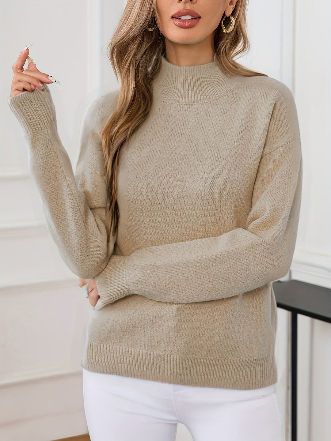 Lorelei | Refined Mock Neck Sweater