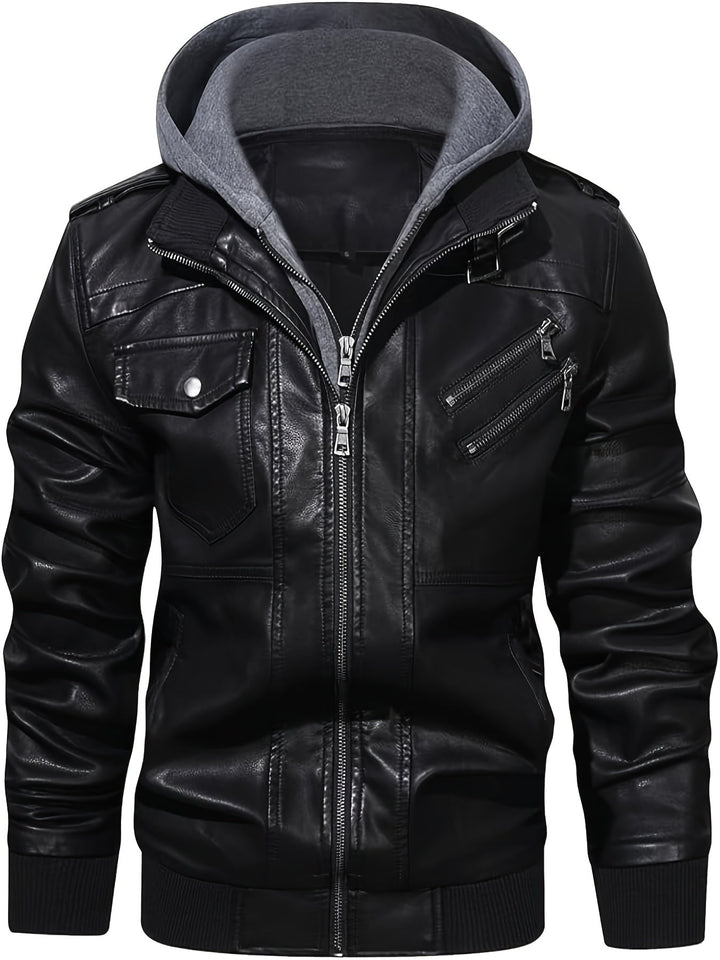 Winston | Hooded Moto Jacket