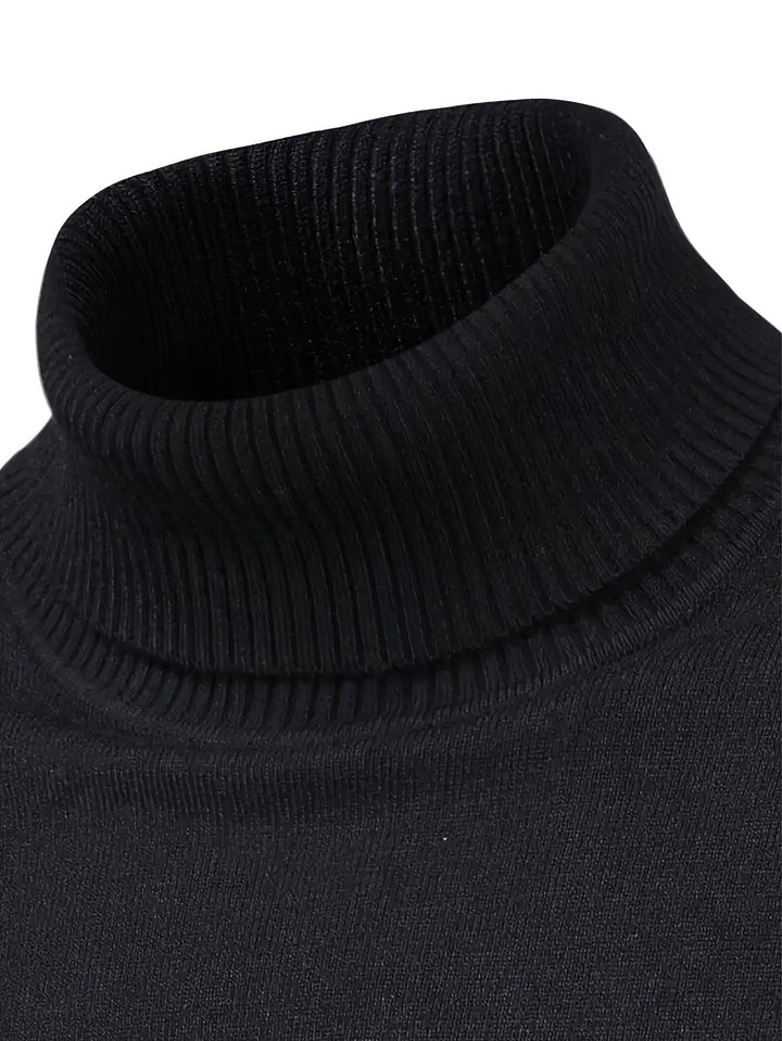 Malcolm | Classic Mock-Neck Sweater