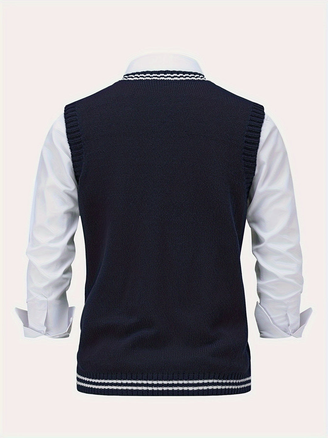 Gideon | Cable-Knit V-Neck Sweater Vest