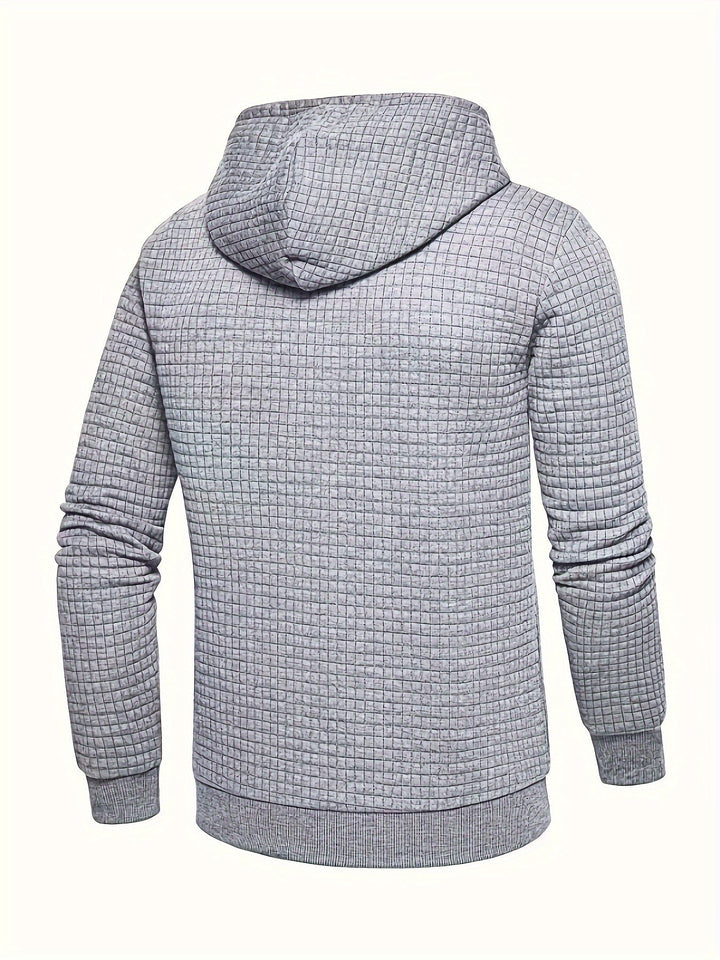 Garrison | Textured Hooded Pullover Hoodie