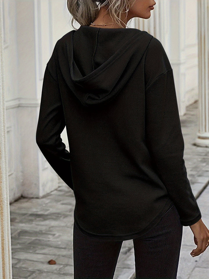 Kendra | Relaxed V-Neck Hoodie