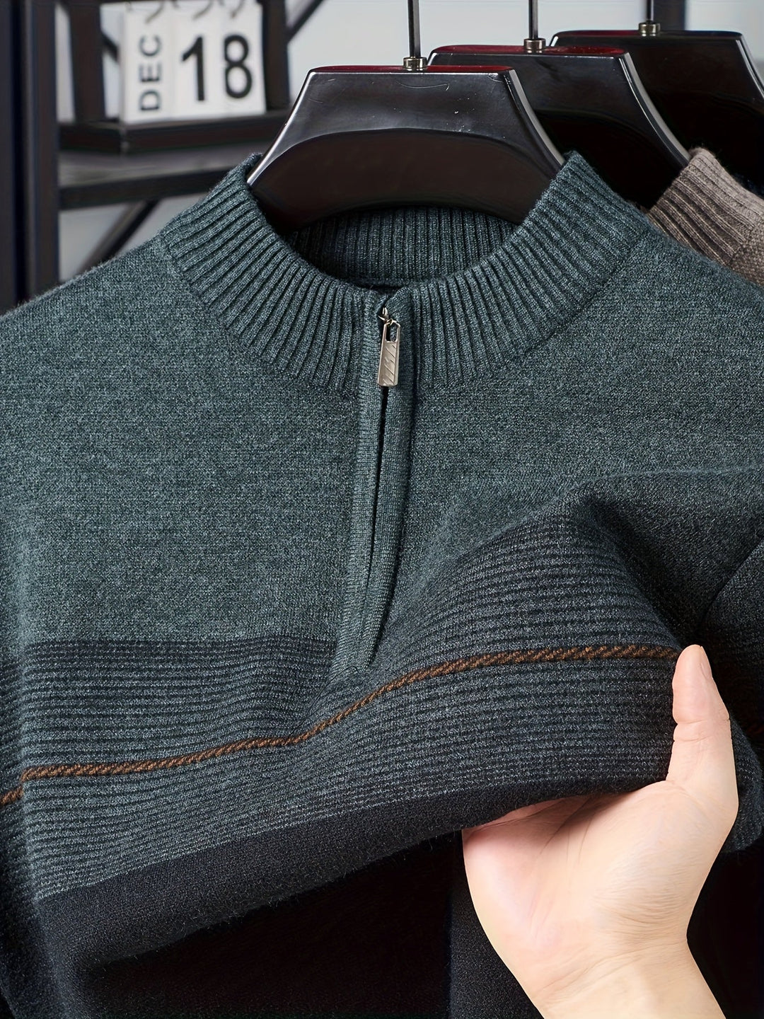 Oscar | Zip-Neck Sweater