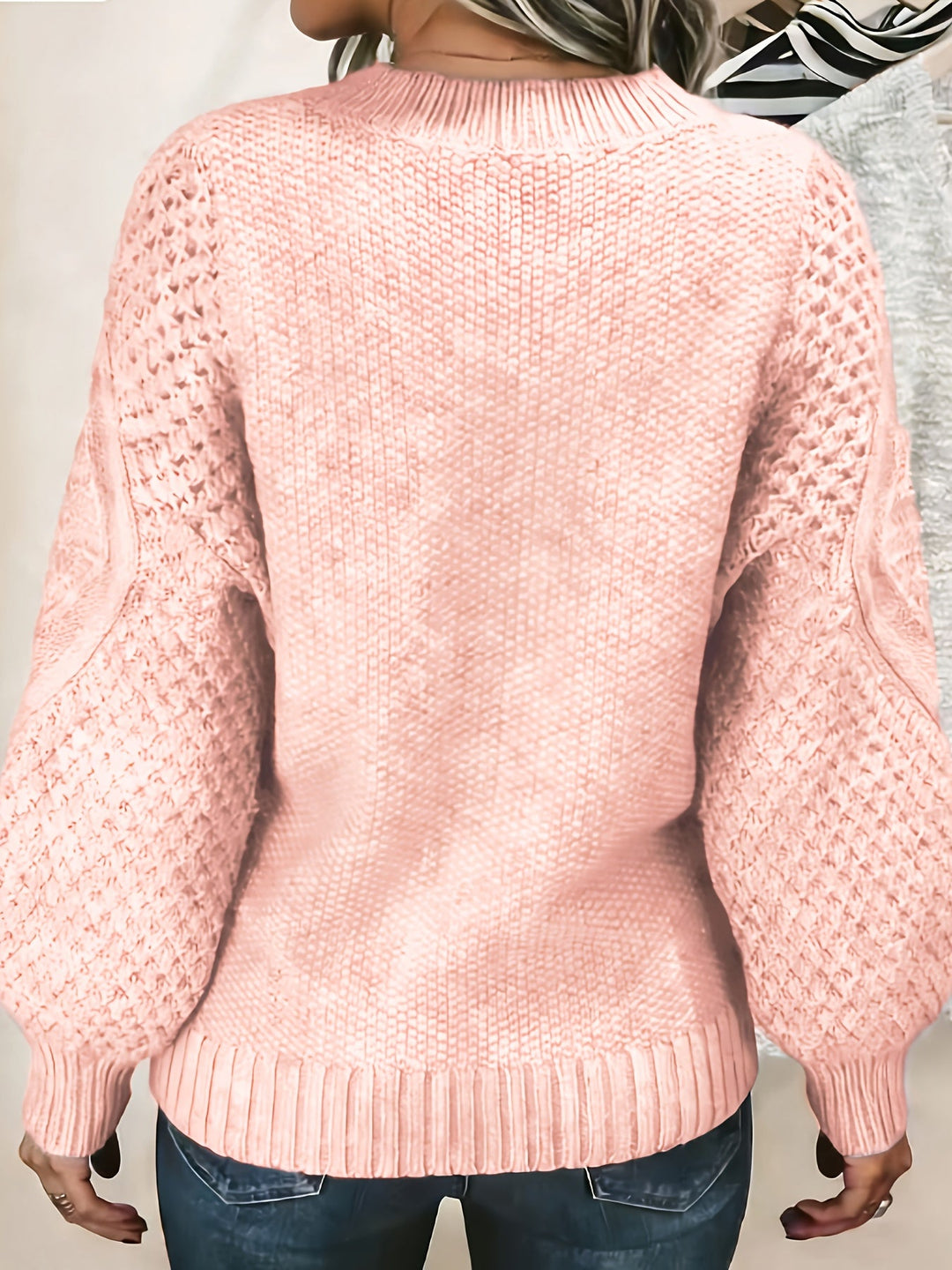 Bonnie | Cozy Lantern-Sleeve Sweater