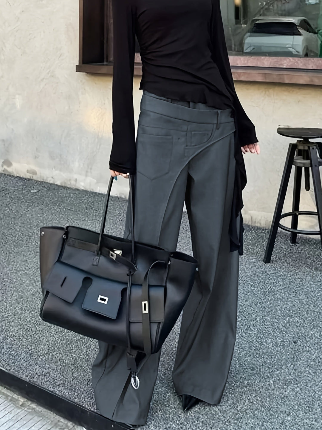 Claudia | Wide-Leg High-Waist Pants