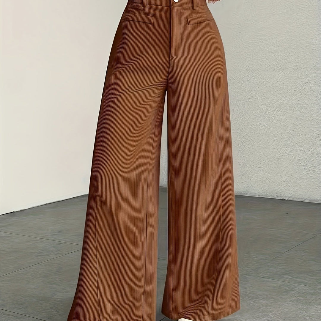 Kimberly | High-Waisted Wide-Leg Trousers