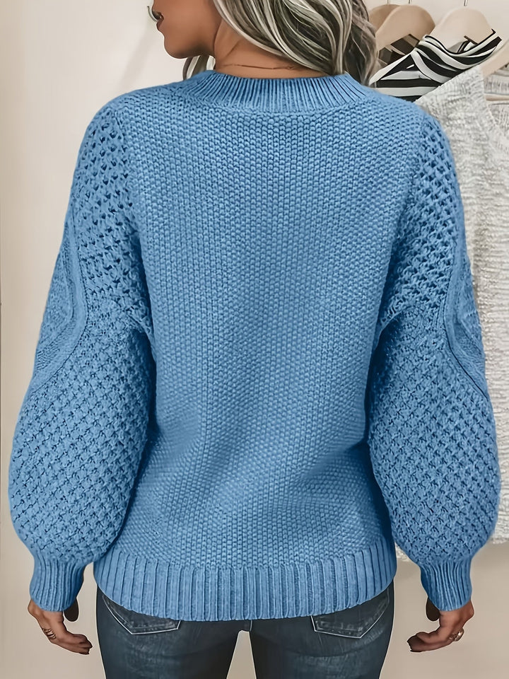 Bonnie | Cozy Lantern-Sleeve Sweater