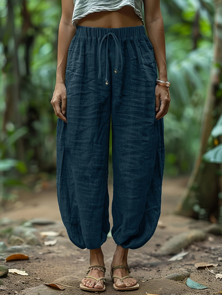 Marjorie | Relaxed Drawstring Lantern Pants