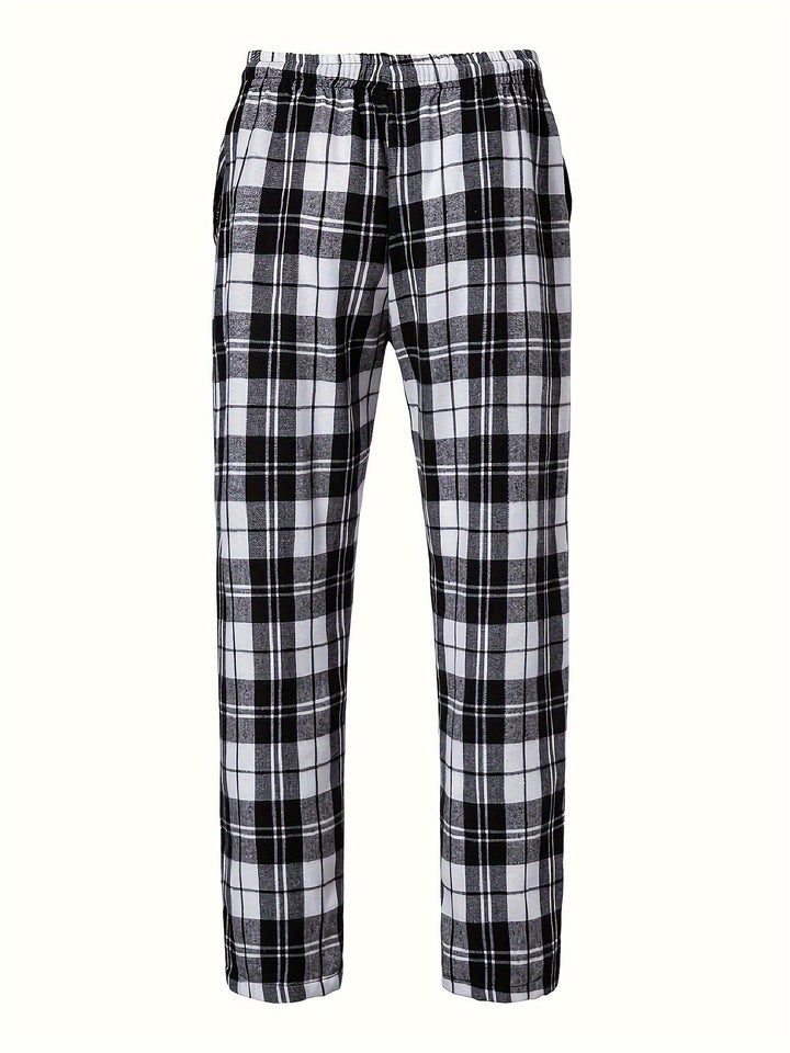 Damon | Relaxed Plaid Lounge Pants