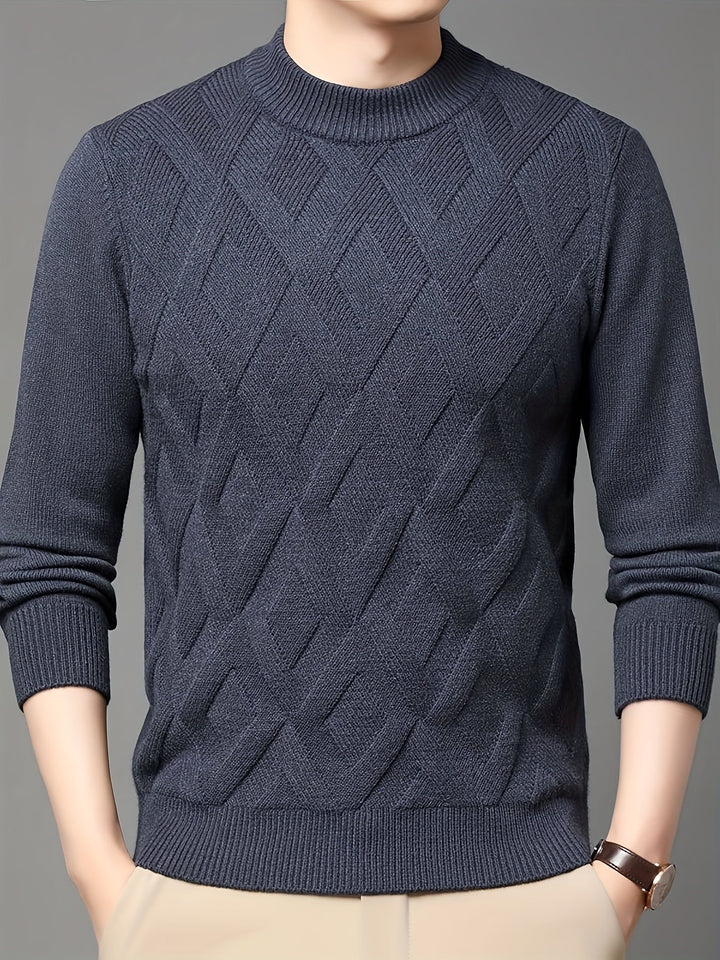 Ellis | Textured Mock-Neck Sweater